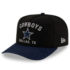 Dallas Cowboys New Era Youth 2025 NFL Draft A-Frame 9FIFTY Snapback Hat Black/Navy | NFL