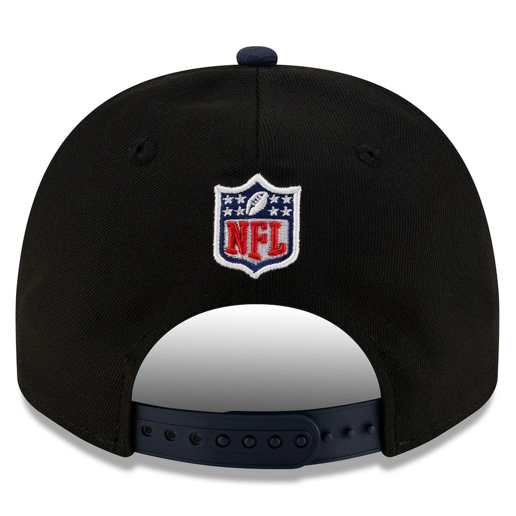 Dallas Cowboys New Era Youth 2025 NFL Draft A-Frame 9FIFTY Snapback Hat Black/Navy | NFL
