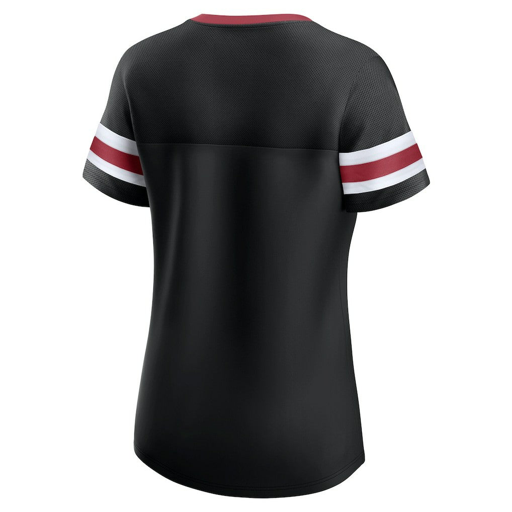 Arizona Cardinals Women's Original State Lace-Up T-Shirt Black | Fanatics