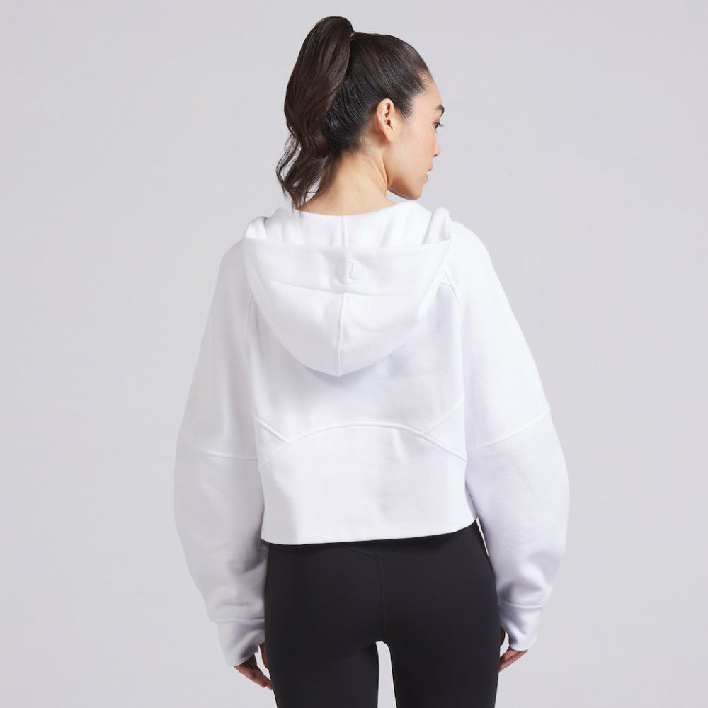 Vancouver Canucks lululemon Women's Scuba Oversized Half-Zip Hoodie - White - NHL