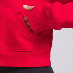 New York Rangers lululemon Women's Scuba Oversized Half-Zip Hoodie - True Red - NHL