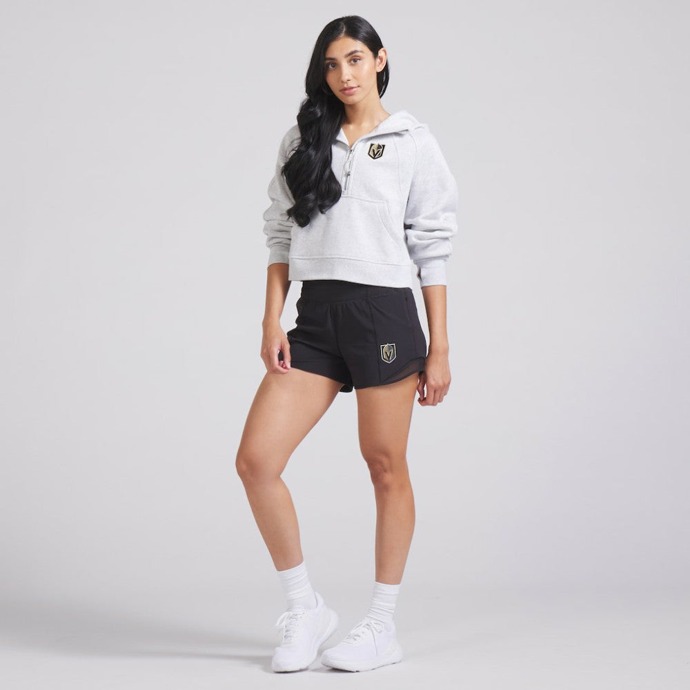 Vegas Golden Knights lululemon Women's Scuba Oversized Half-Zip Hoodie - Heathered Core Ultra Light Grey - NHL