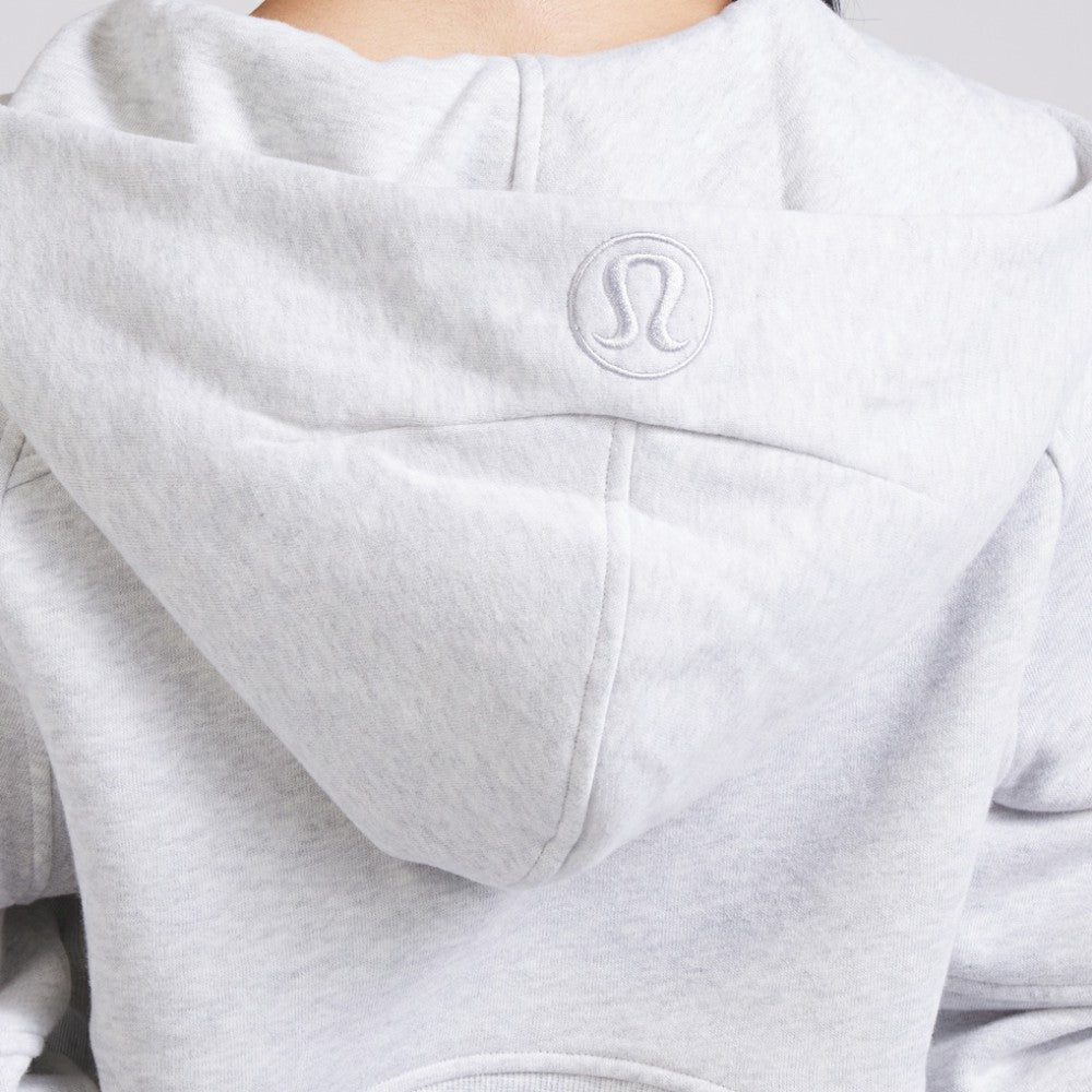 Vegas Golden Knights lululemon Women's Scuba Oversized Half-Zip Hoodie - Heathered Core Ultra Light Grey - NHL