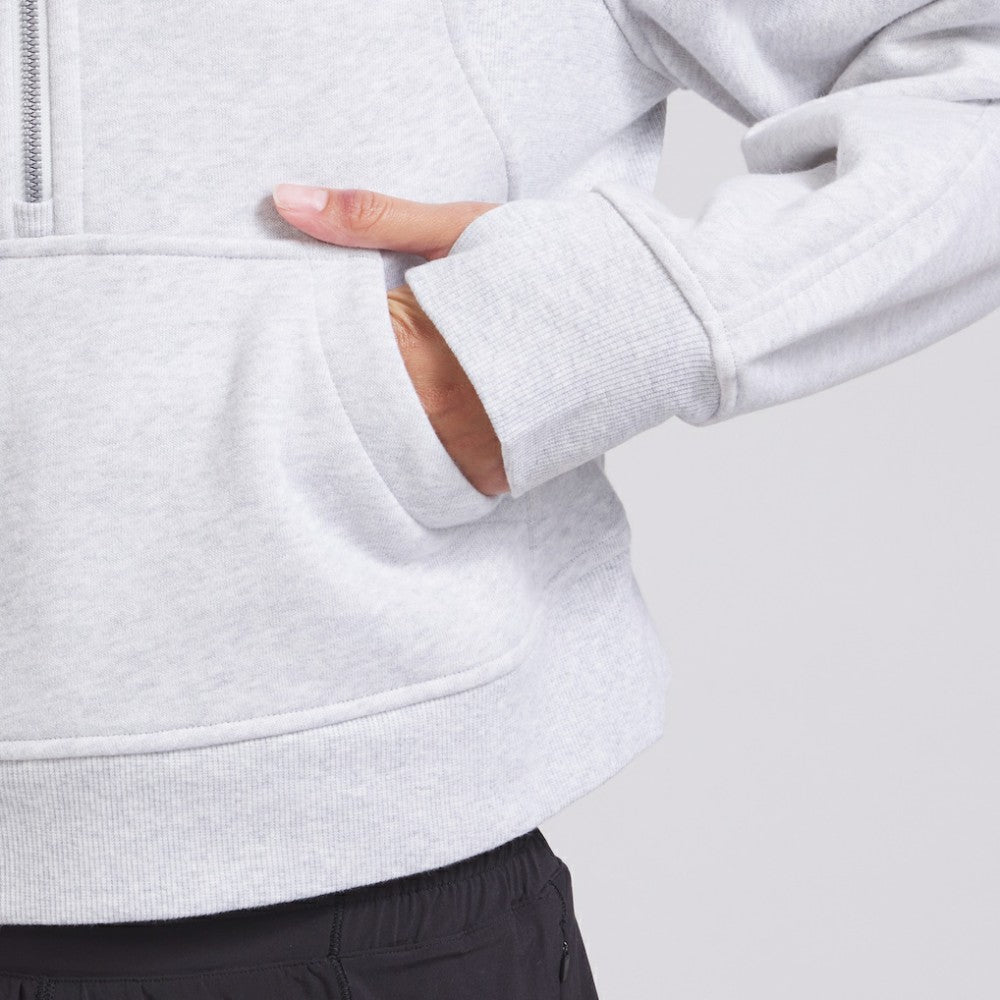 Vegas Golden Knights lululemon Women's Scuba Oversized Half-Zip Hoodie - Heathered Core Ultra Light Grey - NHL