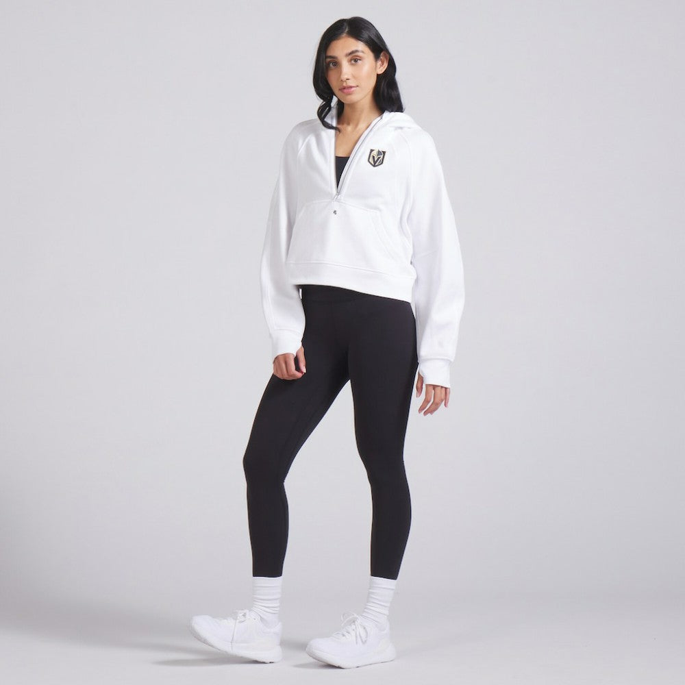 Vegas Golden Knights lululemon Women's Scuba Oversized Half-Zip Hoodie - White - NHL