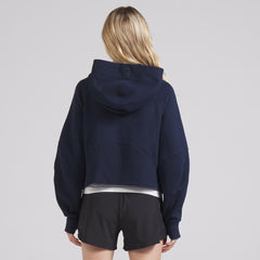 Seattle Kraken lululemon Women's Scuba Oversized Half-Zip Hoodie - True Navy - NHL