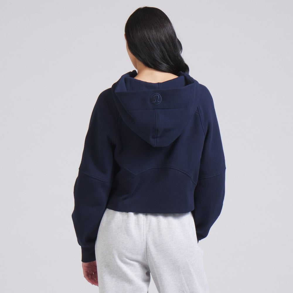 Edmonton Oilers lululemon Women's Scuba Oversized Half-Zip Hoodie - True Navy - NHL