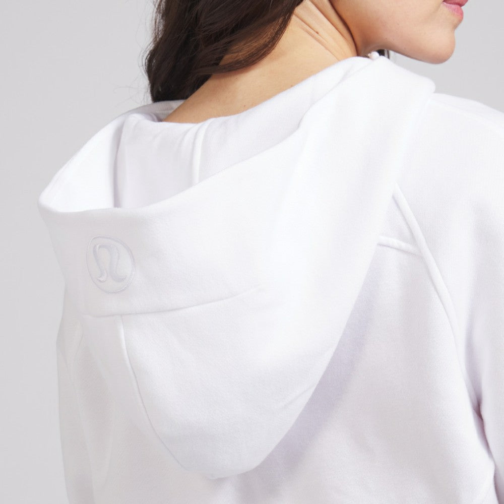 Detroit Red Wings lululemon Women's Scuba Oversized Half-Zip Hoodie - White - NHL