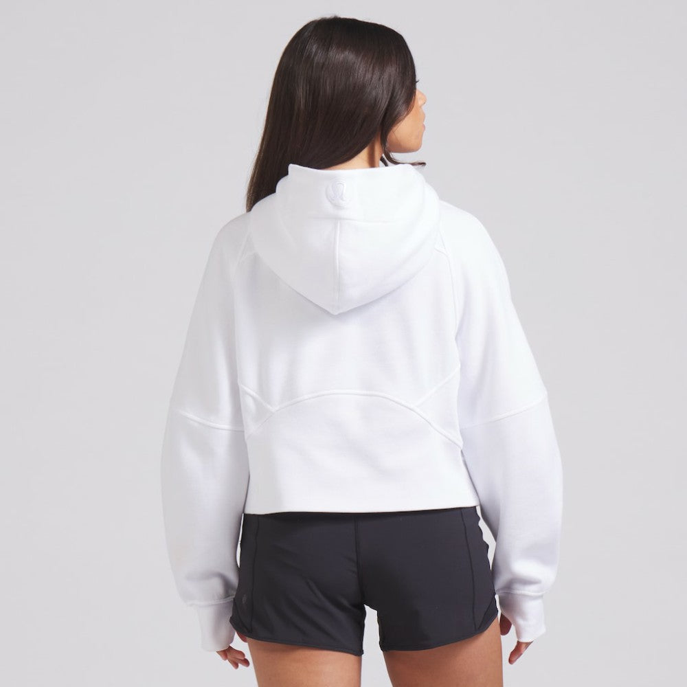 Edmonton Oilers lululemon Women's Scuba Oversized Half-Zip Hoodie - White - NHL