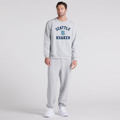 Seattle Kraken lululemon Steady State Crew - Heathered Core Ultra Light Grey - NHL