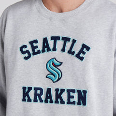 Seattle Kraken lululemon Steady State Crew - Heathered Core Ultra Light Grey - NHL