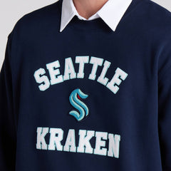 Seattle Kraken lululemon Steady State Crew - True Navy - NHL