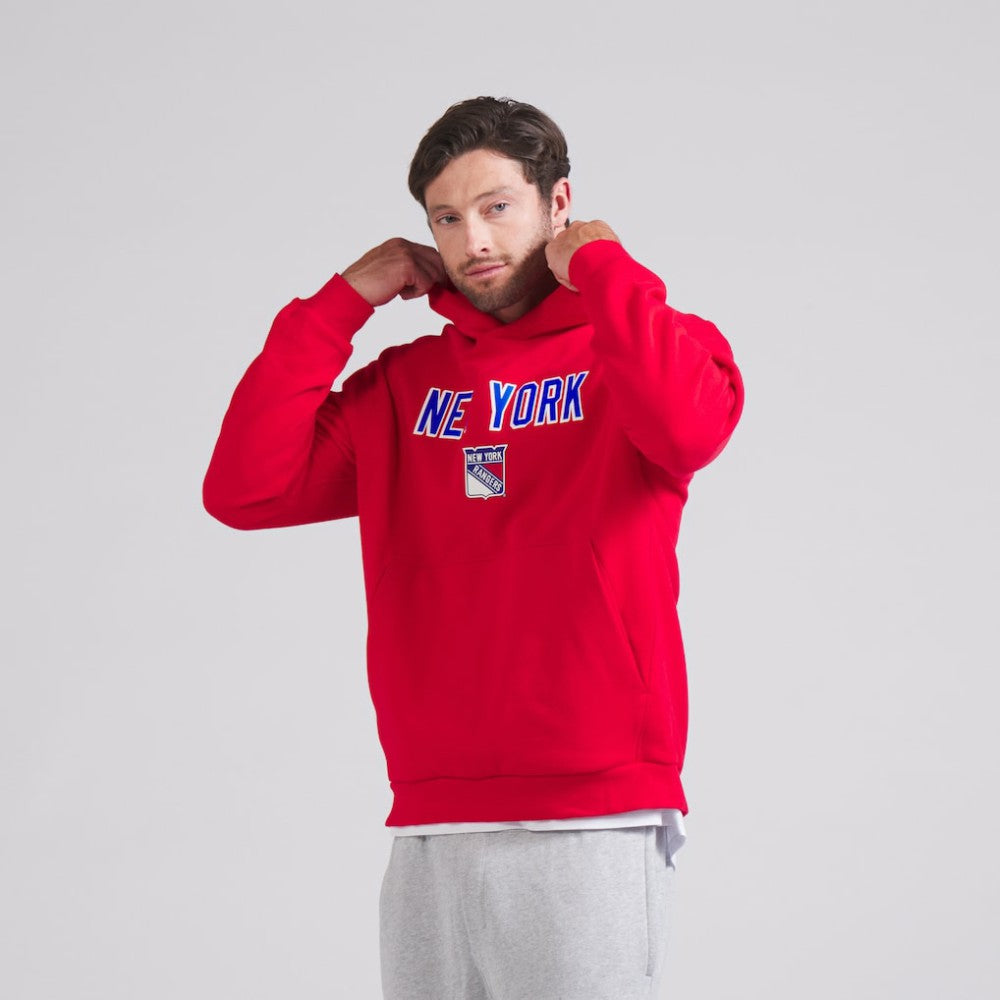 New York Rangers lululemon Steady State Pullover Hoodie - True Red - NHL