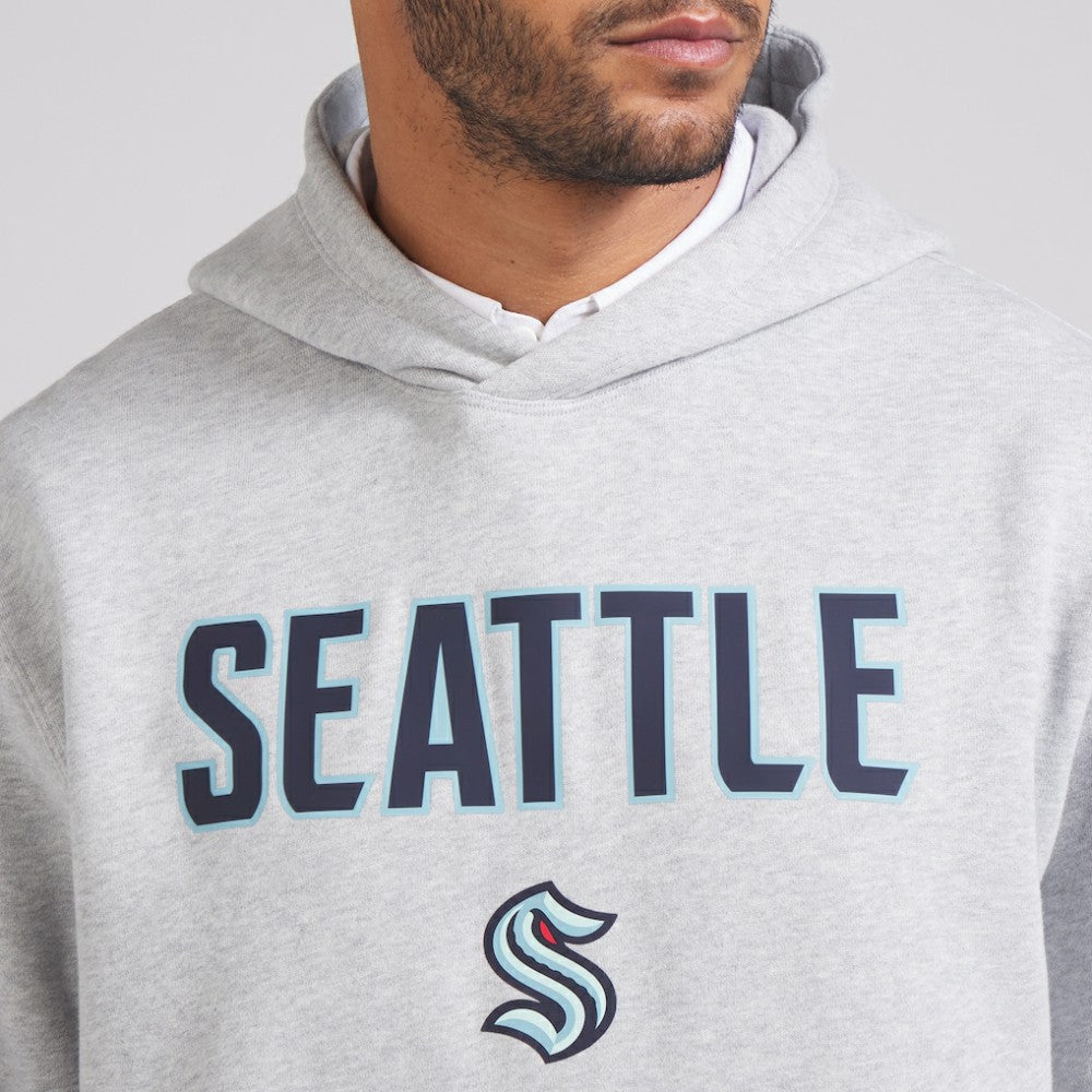 Seattle Kraken lululemon Steady State Pullover Hoodie - Heathered Silver Drop - NHL