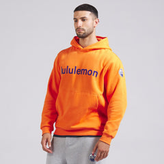 Edmonton Oilers lululemon Steady State Pullover Hoodie - Tiger - NHL