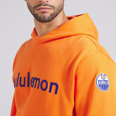 Edmonton Oilers lululemon Steady State Pullover Hoodie - Tiger - NHL