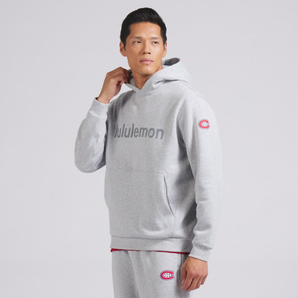 Montreal Canadiens lululemon Steady State Pullover Hoodie - Heathered Silver Drop - NHL