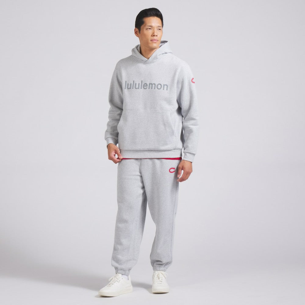 Montreal Canadiens lululemon Steady State Pullover Hoodie - Heathered Silver Drop - NHL