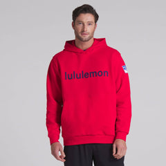 New York Rangers lululemon Steady State Pullover Hoodie - True Red - NHL