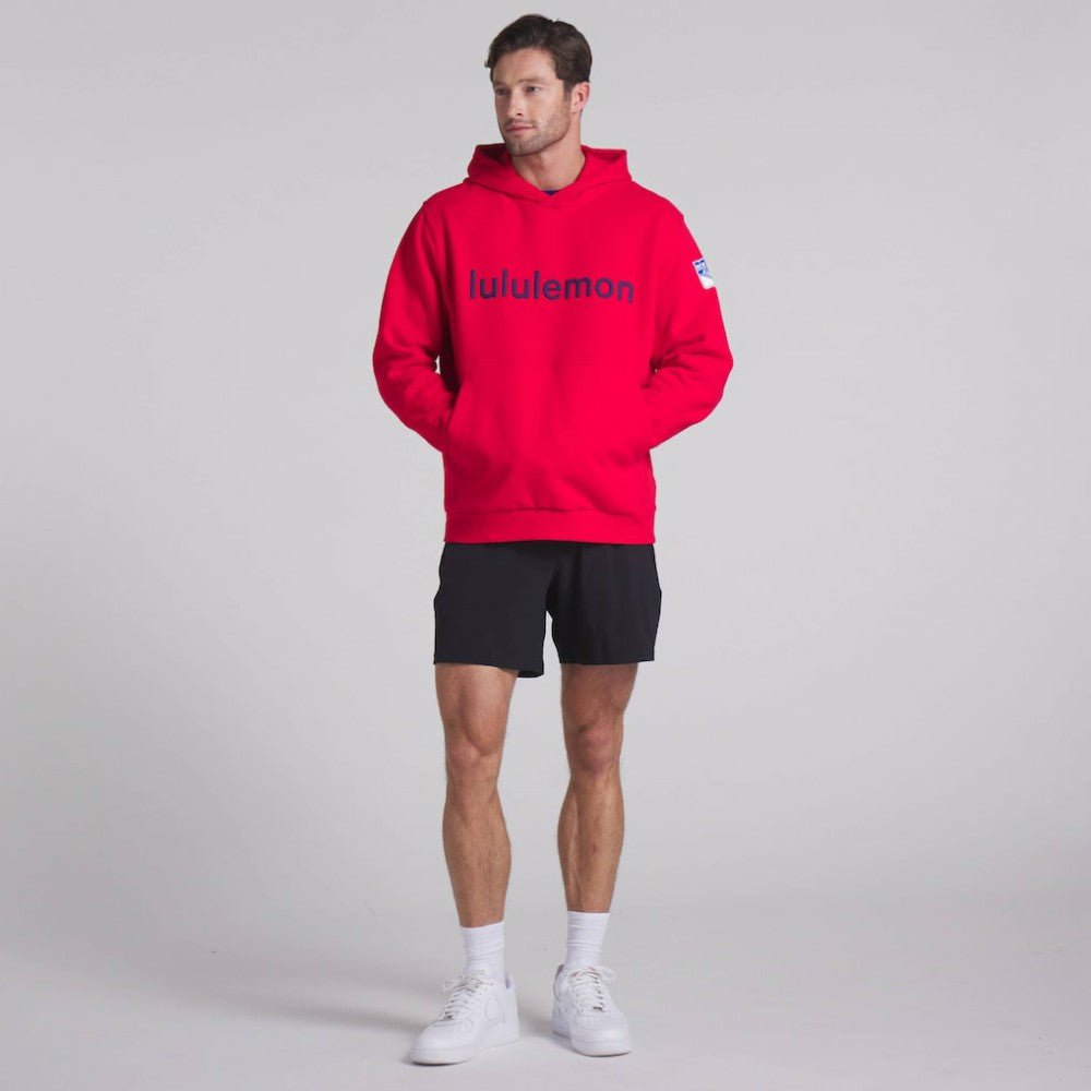 New York Rangers lululemon Steady State Pullover Hoodie - True Red - NHL