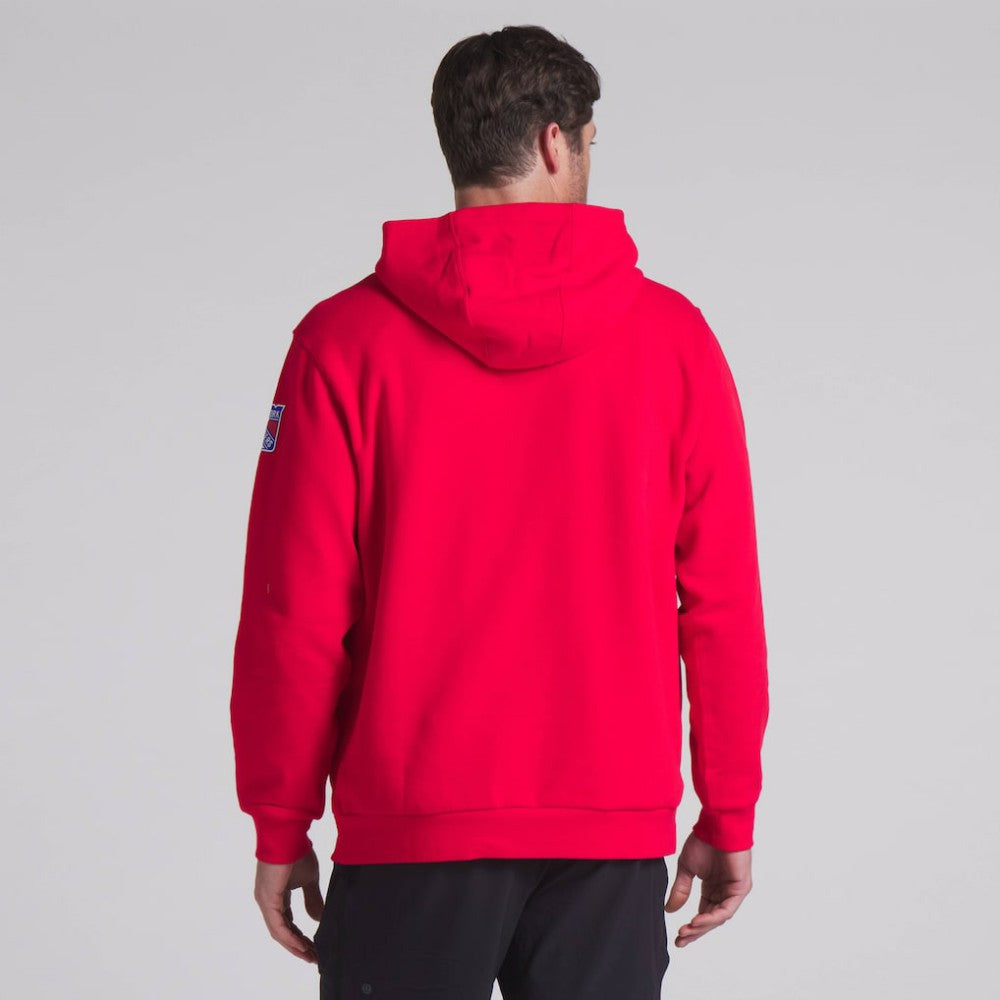 New York Rangers lululemon Steady State Pullover Hoodie - True Red - NHL
