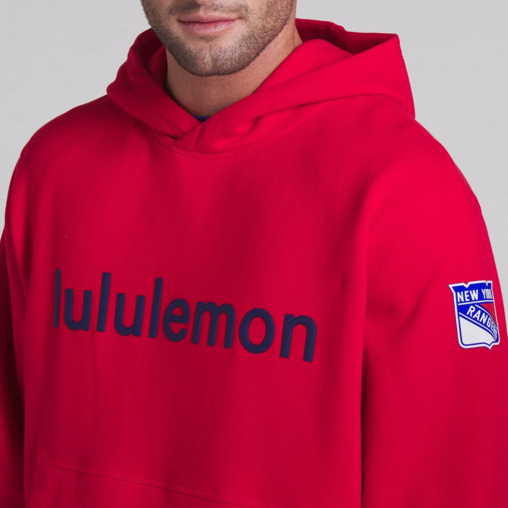 New York Rangers lululemon Steady State Pullover Hoodie - True Red - NHL