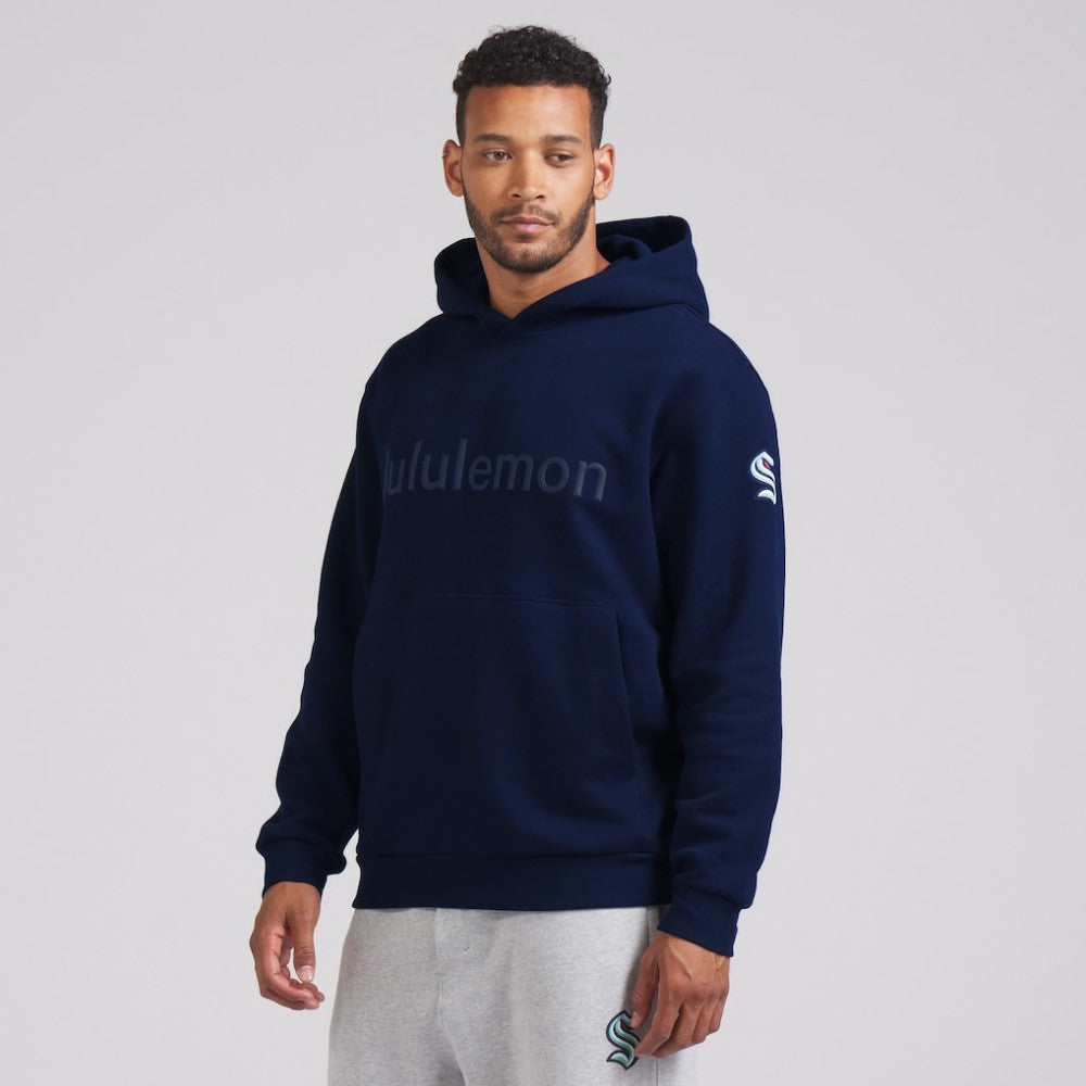 Seattle Kraken lululemon Steady State Pullover Hoodie - True Navy - NHL