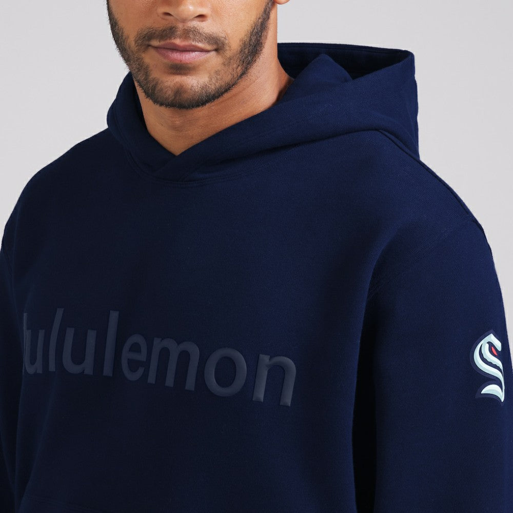 Seattle Kraken lululemon Steady State Pullover Hoodie - True Navy - NHL