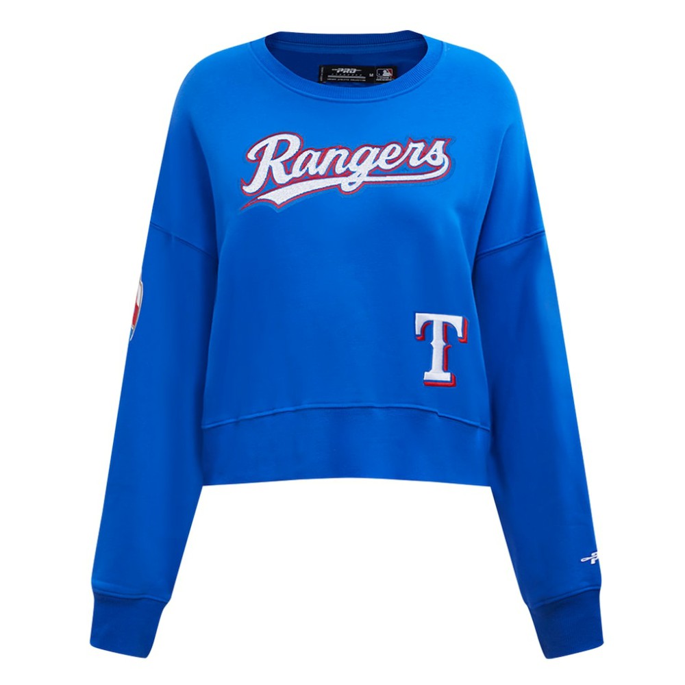 Texas Rangers Pro Standard Women's Game Day Classics Crewneck Pullover Sweatshirt - MLB