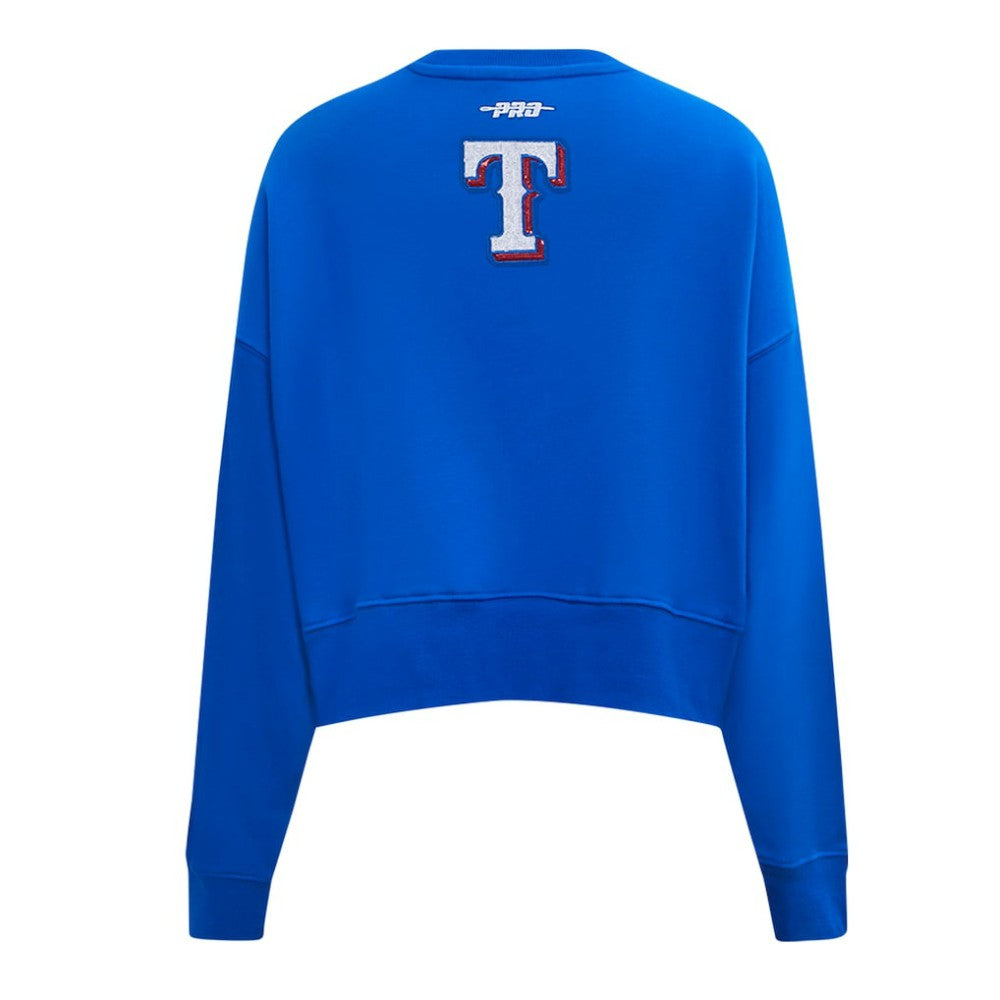 Texas Rangers Pro Standard Women's Game Day Classics Crewneck Pullover Sweatshirt - MLB