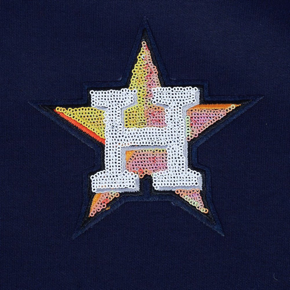 Houston Astros Pro Standard Women's Game Day Classics Crewneck Pullover Sweatshirt - MLB