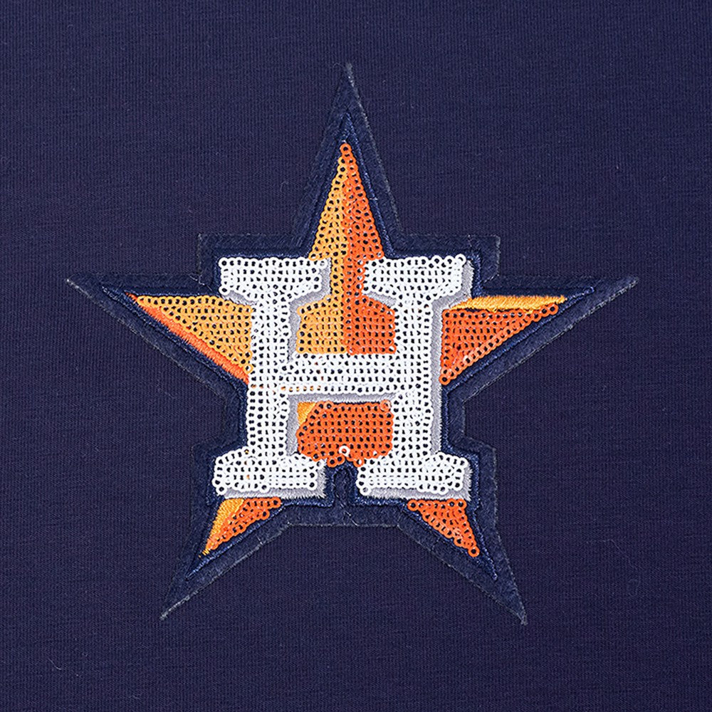 Houston Astros Pro Standard Women's Game Day Classics Baby Doll Cropped T-Shirt - MLB