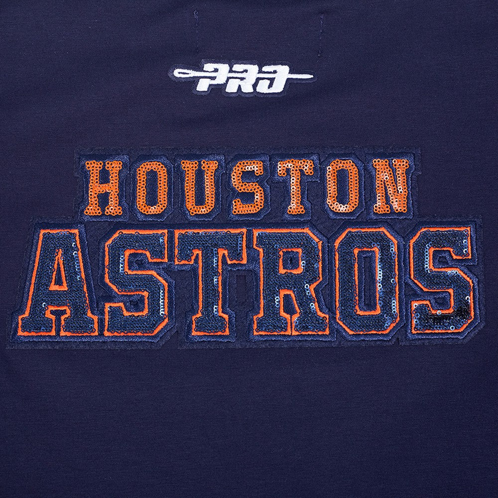 Houston Astros Pro Standard Women's Game Day Classics Baby Doll Cropped T-Shirt - MLB