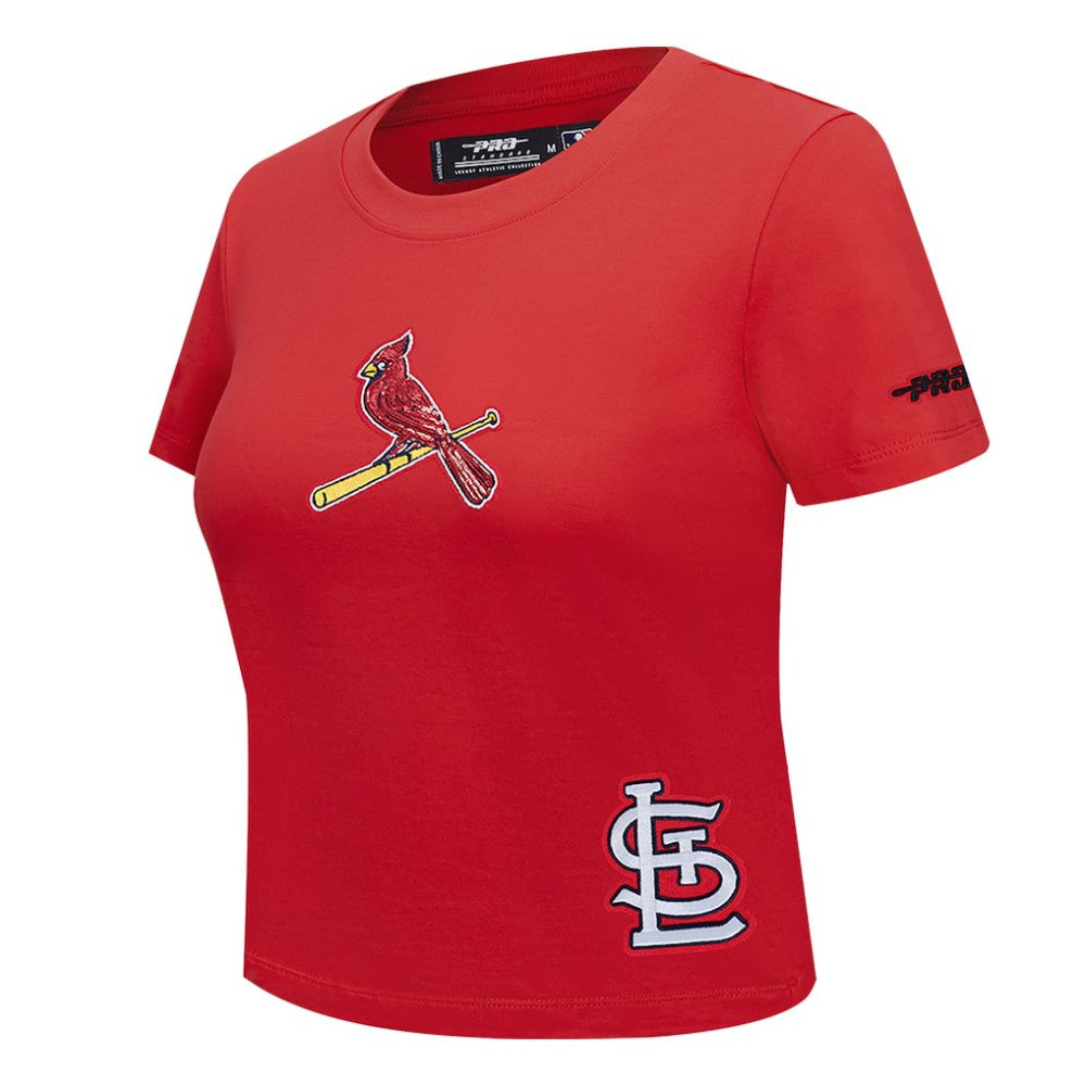 St. Louis Cardinals Pro Standard Women's Game Day Classics Baby Doll Cropped T-Shirt - MLB