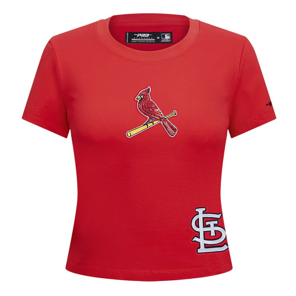 St. Louis Cardinals Pro Standard Women's Game Day Classics Baby Doll Cropped T-Shirt - MLB
