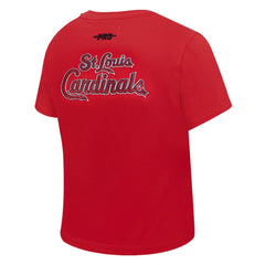 St. Louis Cardinals Pro Standard Women's Game Day Classics Baby Doll Cropped T-Shirt - MLB