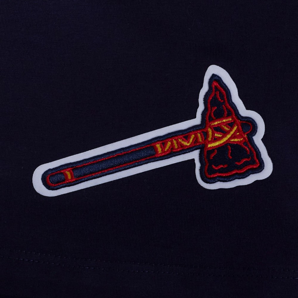 Atlanta Braves Pro Standard Women's Game Day Classics Baby Doll Cropped T-Shirt - MLB