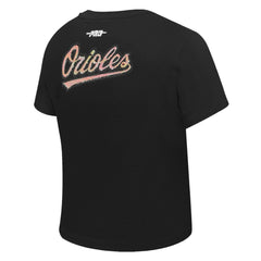 Baltimore Orioles Pro Standard Women's Game Day Classics Baby Doll Cropped T-Shirt - MLB