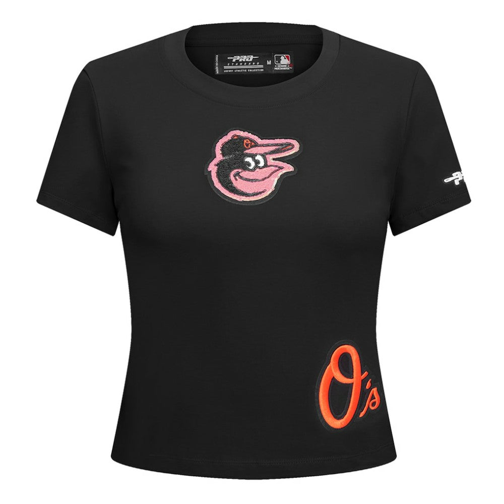 Baltimore Orioles Pro Standard Women's Game Day Classics Baby Doll Cropped T-Shirt - MLB