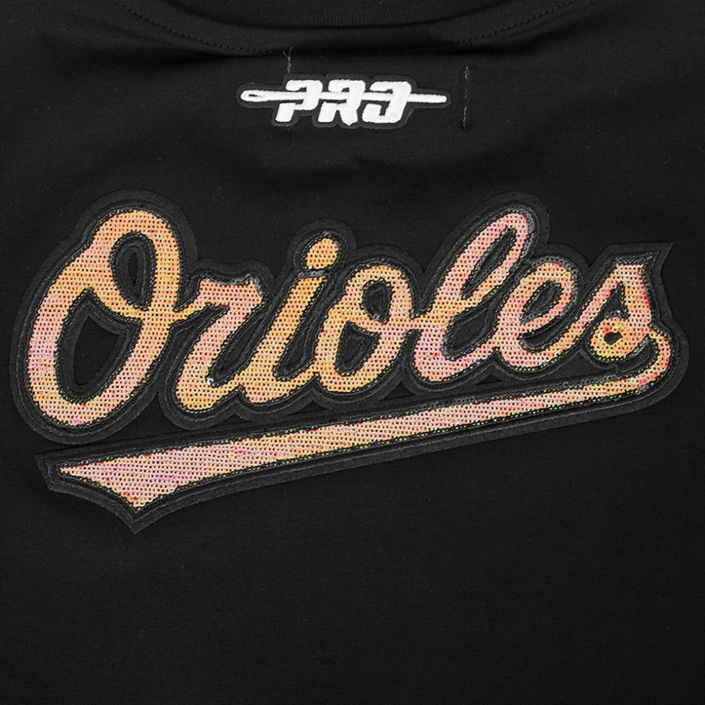 Baltimore Orioles Pro Standard Women's Game Day Classics Baby Doll Cropped T-Shirt - MLB