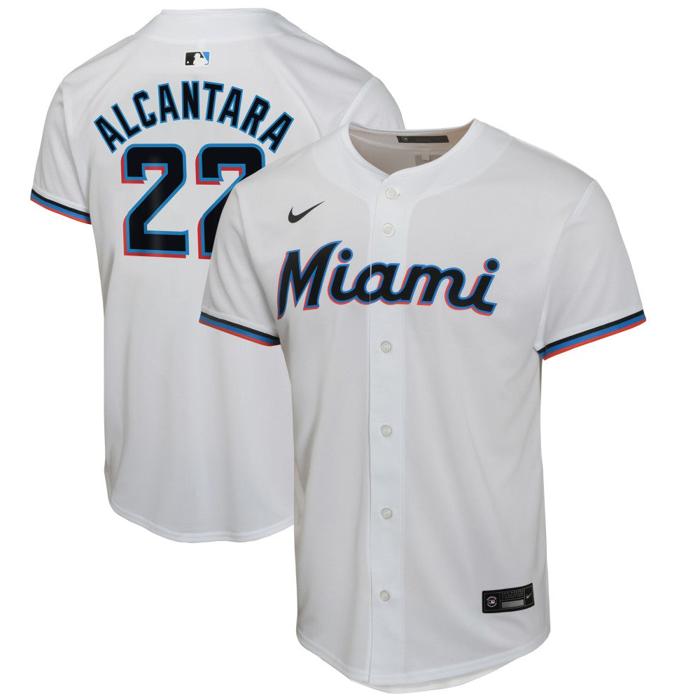 Sandy Alcantara Miami Marlins Nike Youth Home Game Player Jersey - MLB