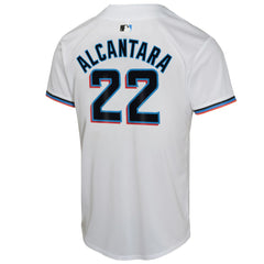 Sandy Alcantara Miami Marlins Nike Youth Home Game Player Jersey - MLB