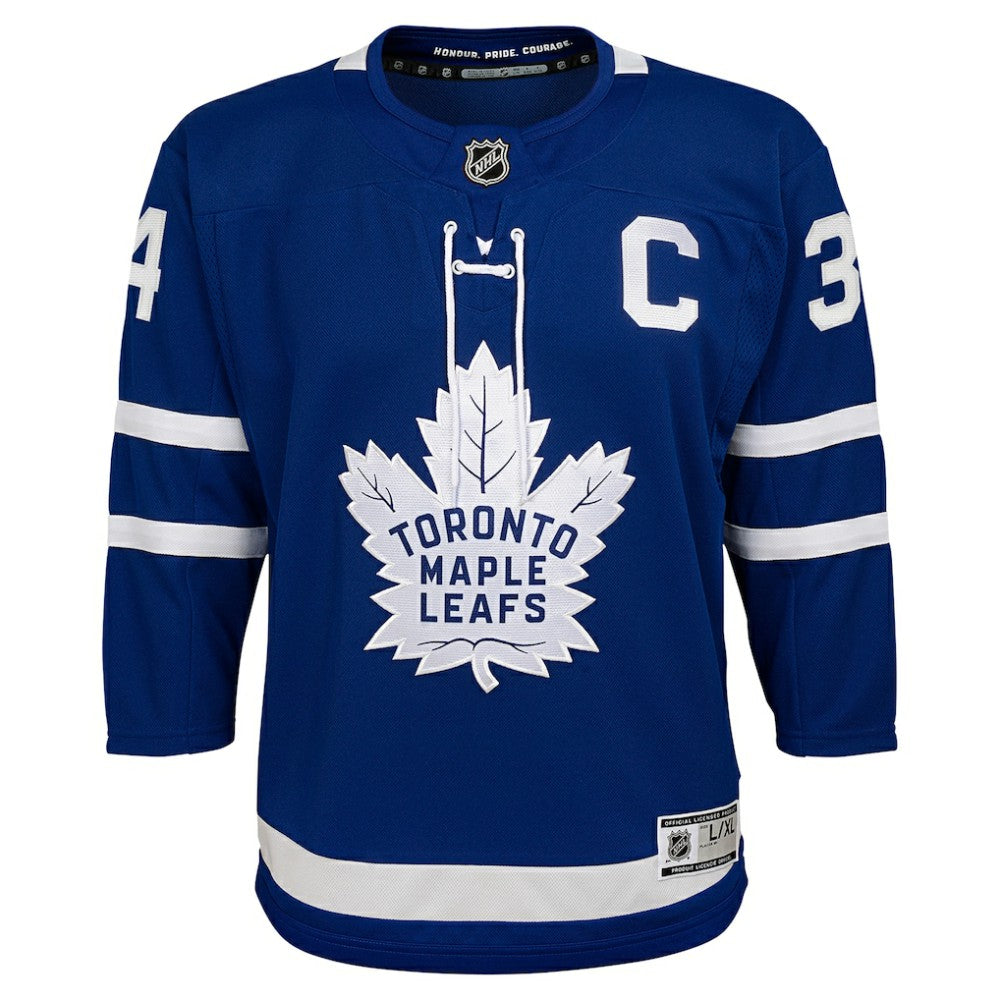 Auston Matthews Toronto Maple Leafs Youth Home Premier Player Jersey - Blue - NHL