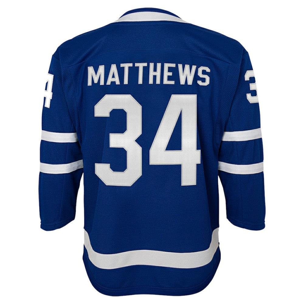 Auston Matthews Toronto Maple Leafs Youth Home Premier Player Jersey - Blue - NHL
