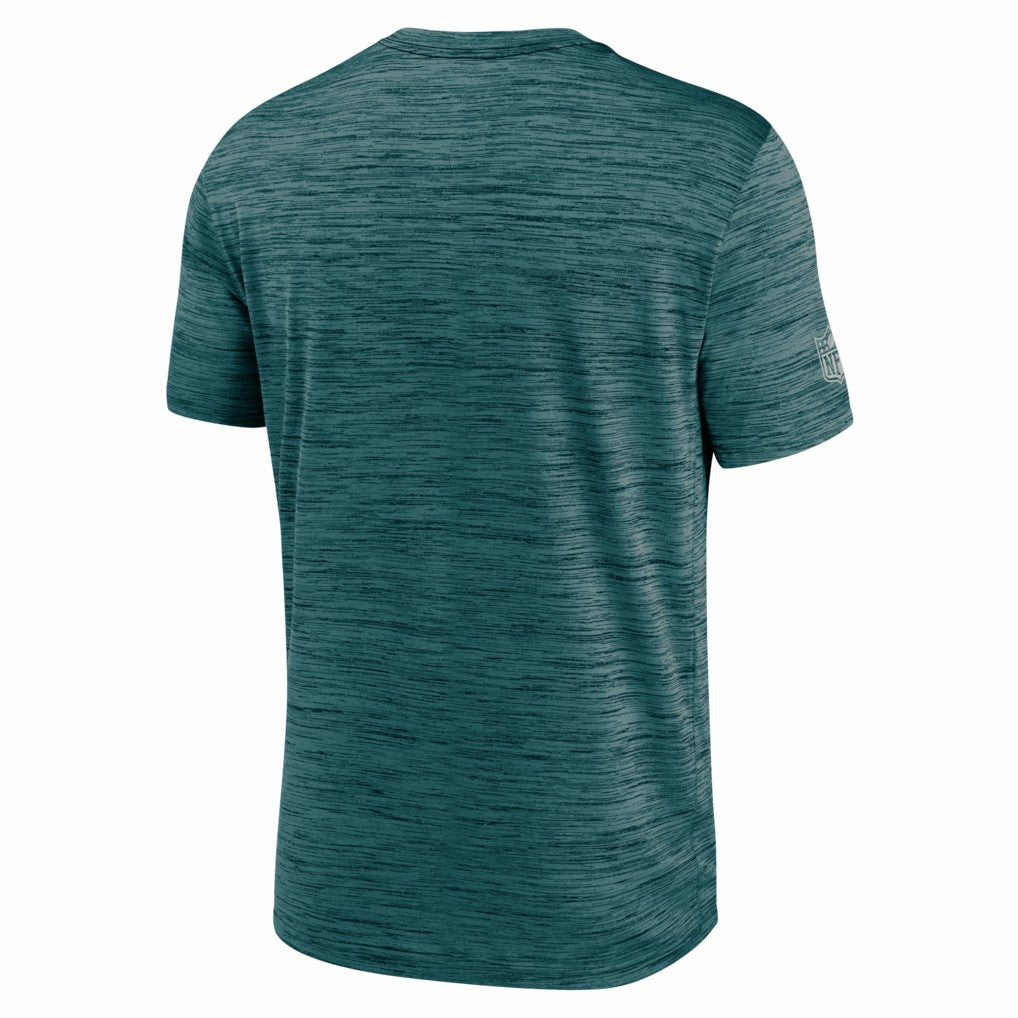 Philadelphia Eagles Big & Tall Sideline Velocity Performance T-Shirt Midnight Green | Nike for Sale