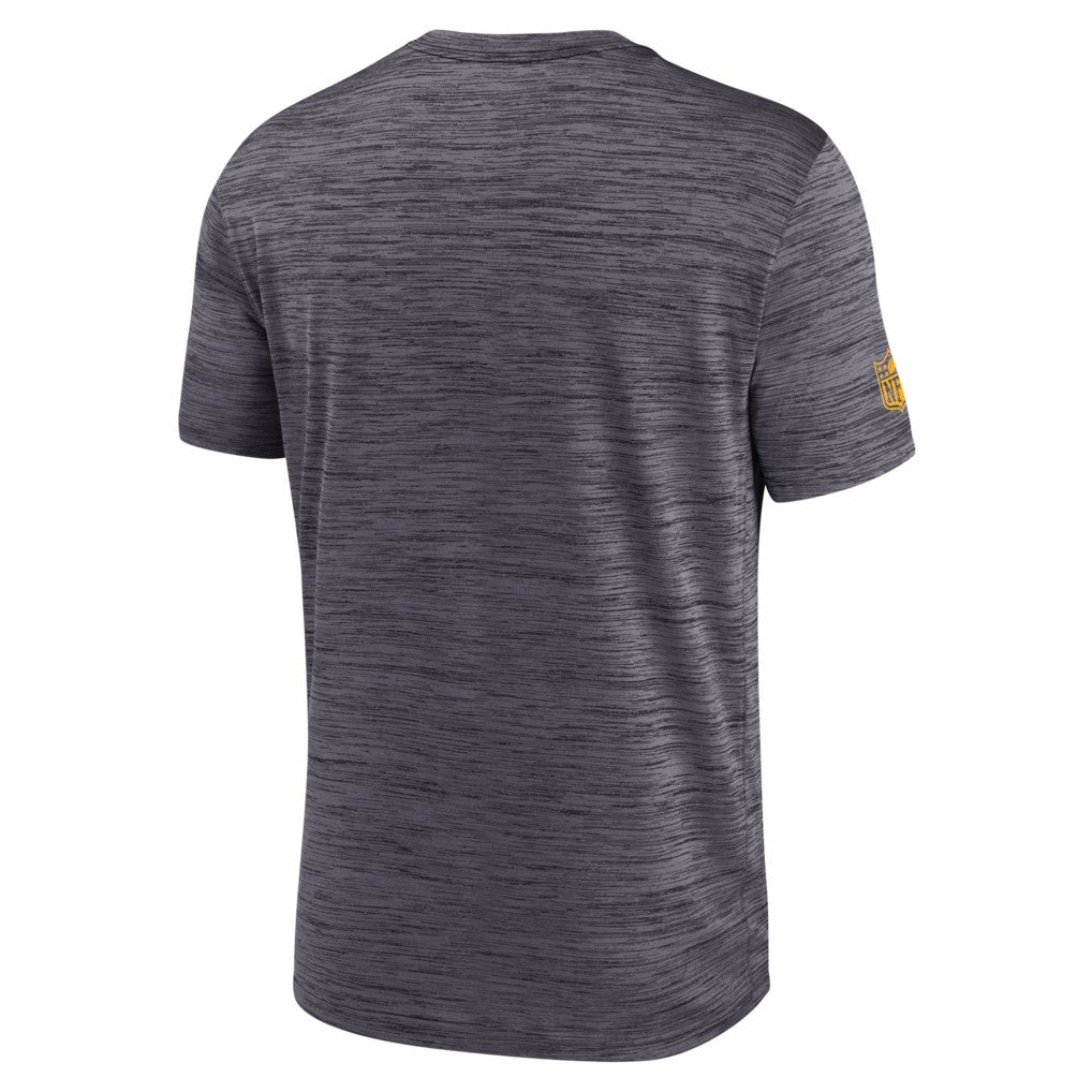 Pittsburgh Steelers Big & Tall Sideline Velocity Performance T-Shirt Black | Nike for Sale
