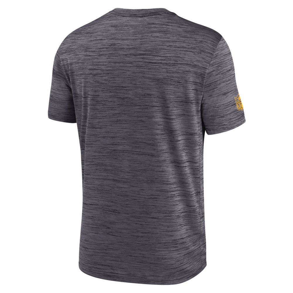 Pittsburgh Steelers Big & Tall Sideline Velocity Performance T-Shirt Black | Nike for Sale