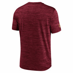 San Francisco 49ers Big & Tall Sideline Velocity Performance T-Shirt Scarlet | Nike for Sale
