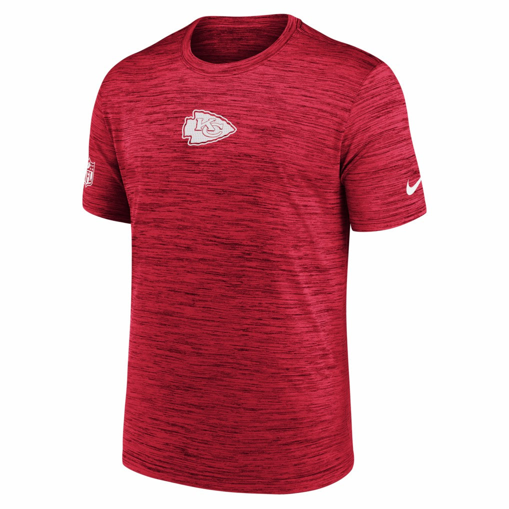 Kansas City Chiefs Big & Tall Sideline Velocity Performance T-Shirt Red | Nike for Sale