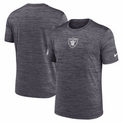 Las Vegas Raiders Big & Tall Sideline Velocity Performance T-Shirt Black | Nike for Sale